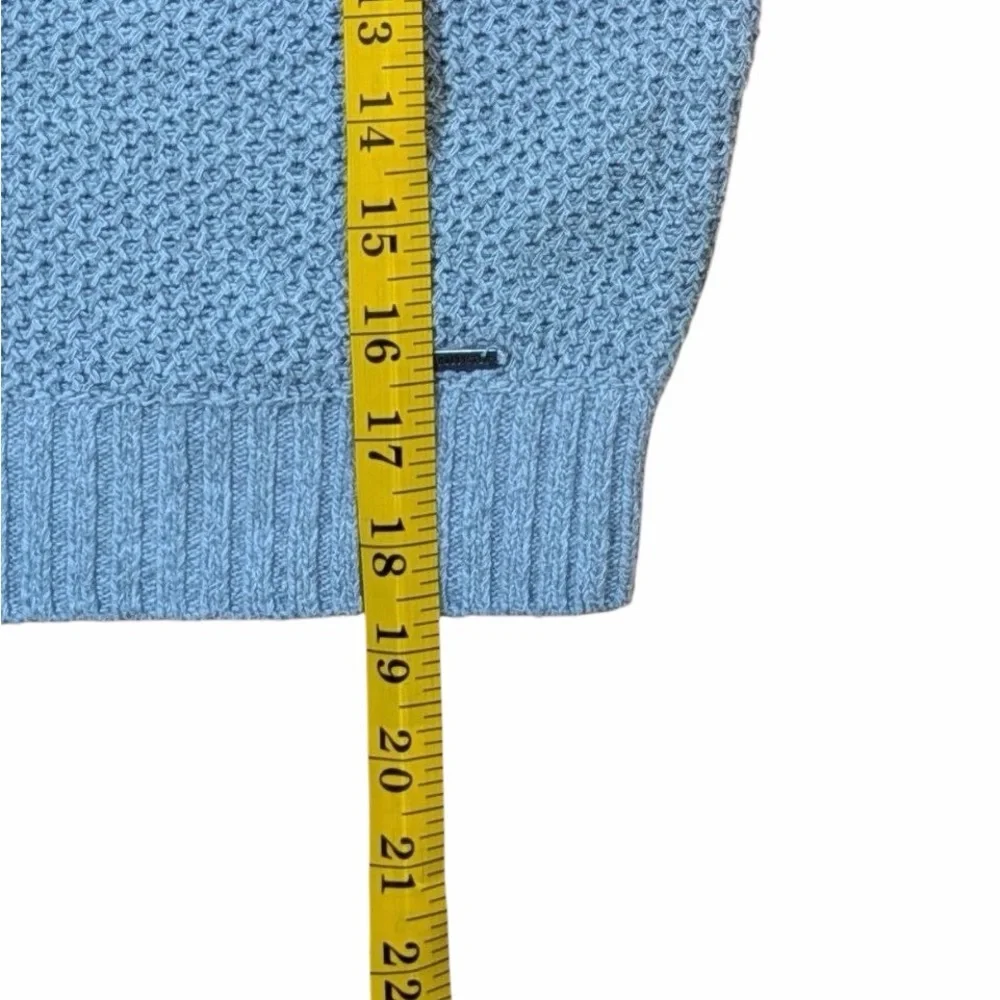 Hollister Grey Boxy Knit Cropped Sweater XS Textured Crewneck - Picture 10 of 10